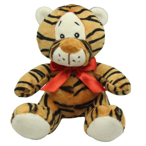 Jungle Tiger With Red Ribbon