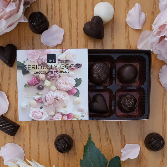 With Love 4 piece chocolate gift box