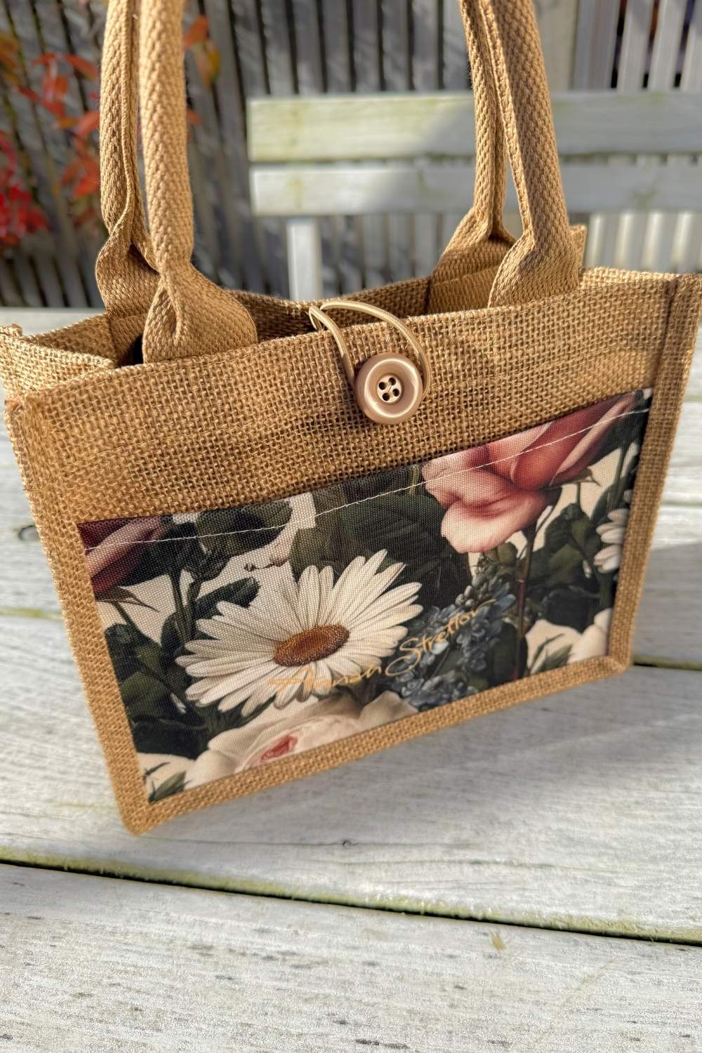 Annah Stretton Daisy Do Baby Jute Bag