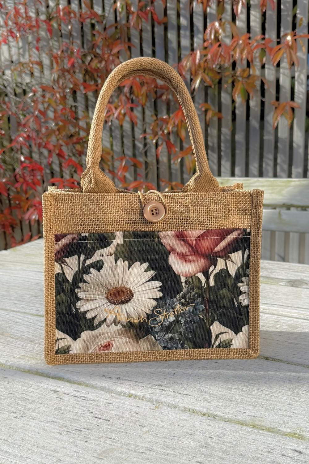 Annah Stretton Daisy Do Baby Jute Bag