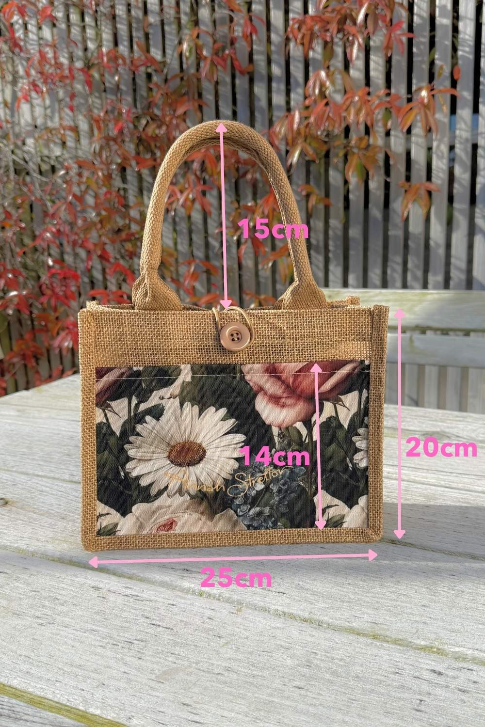 Annah Stretton Daisy Do Baby Jute Bag