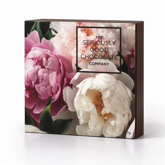Flowers Collection 4 Piece Chocolate Box from Seriously Good Chocolate