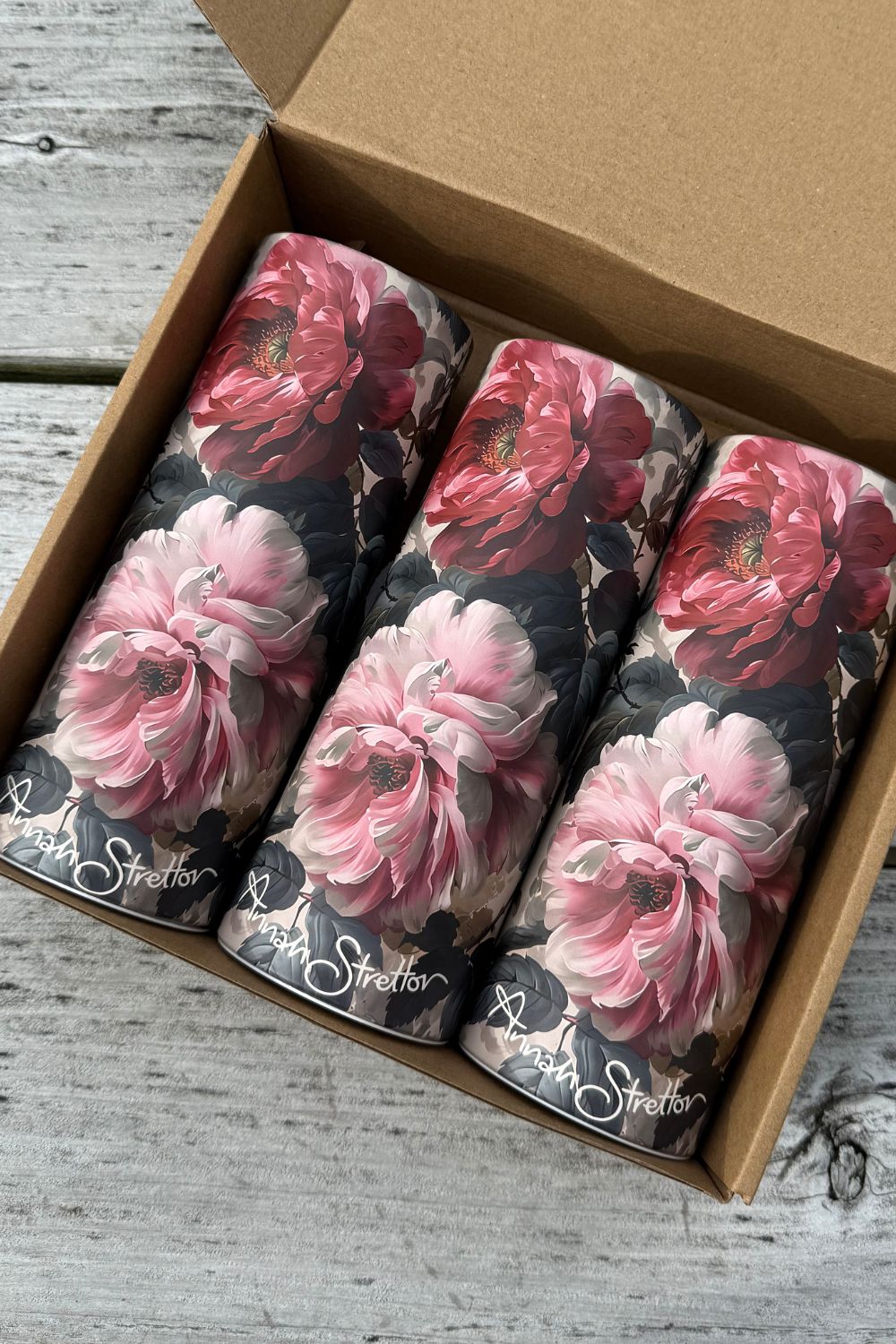 Annah Stretton Refillable Tissue Cylinder 3 Pack, Fluffy Baby